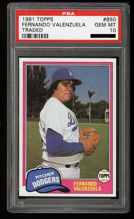 Fernando Valenzuela (1981 Topps Traded)
