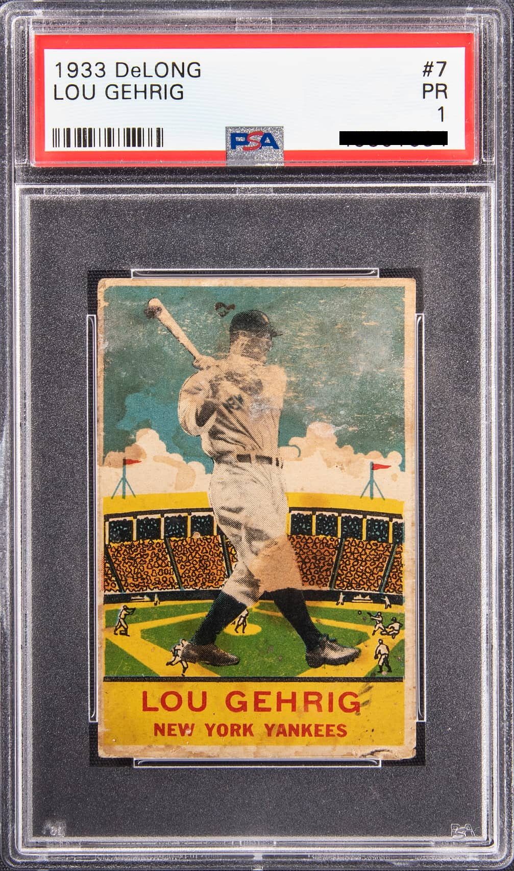 Lou Gehrig (1933 DeLong)