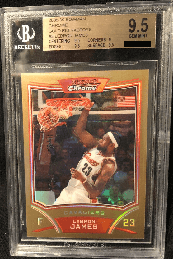 LeBron James [Gold Refractor /50]