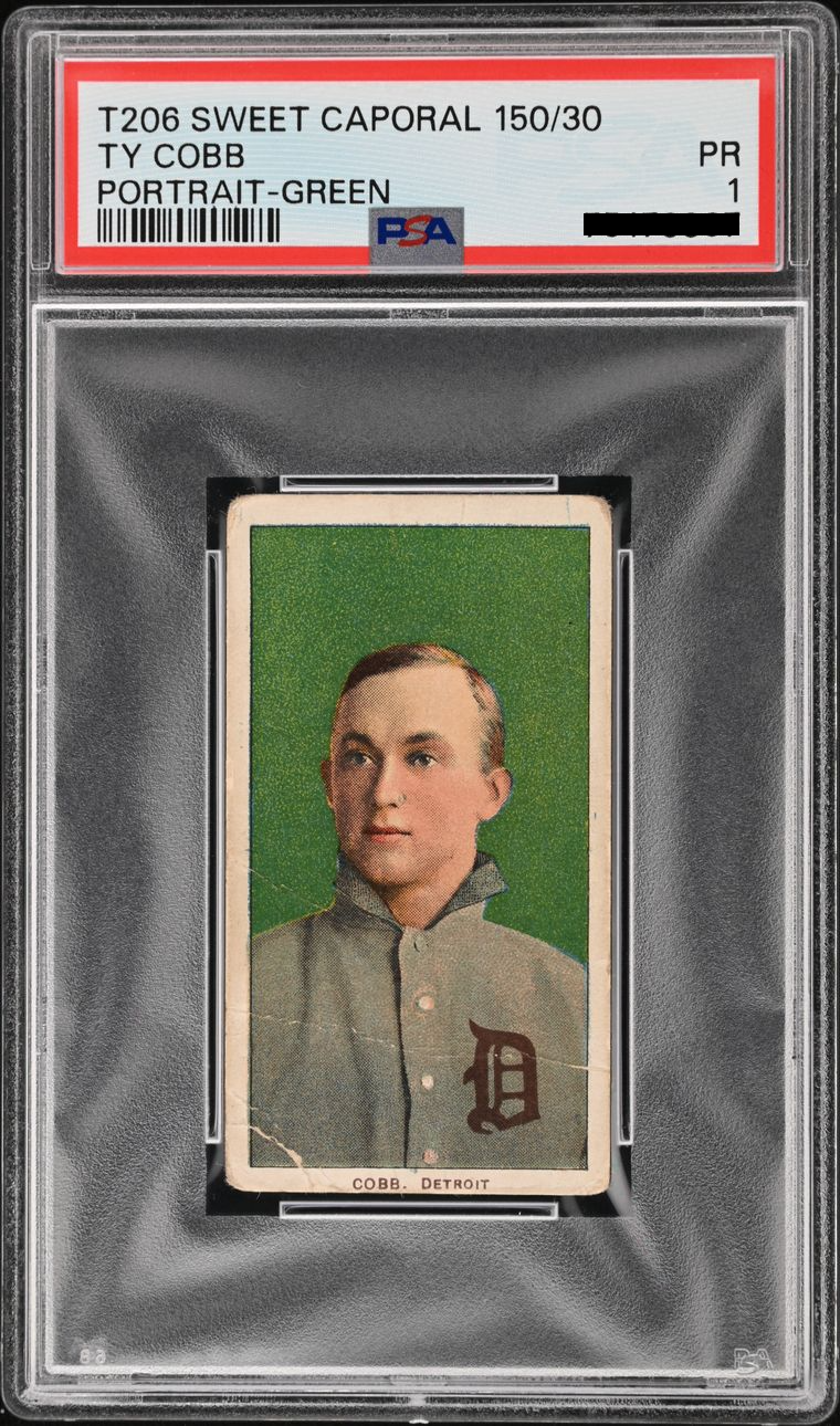 Ty Cobb [Sweet Caporal 150/30 Portrait - Green]