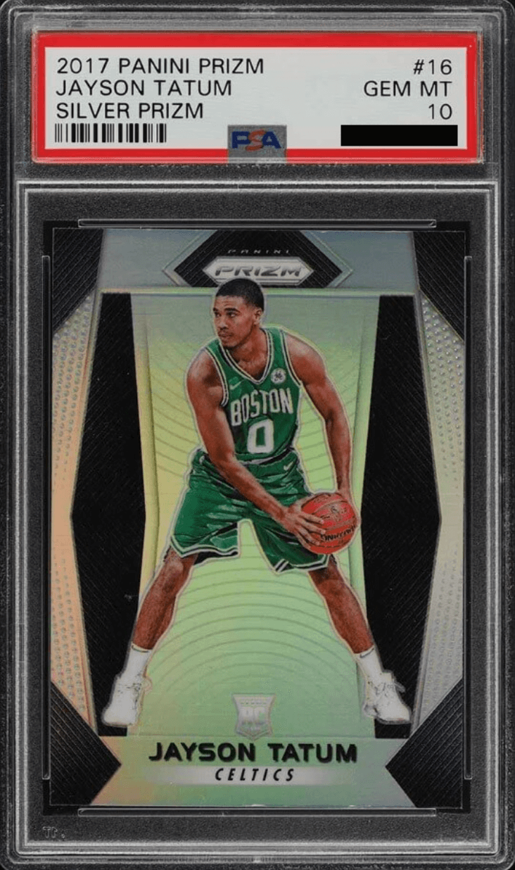 2017 Prizm Jayson Tatum Silver #16 PSA 10