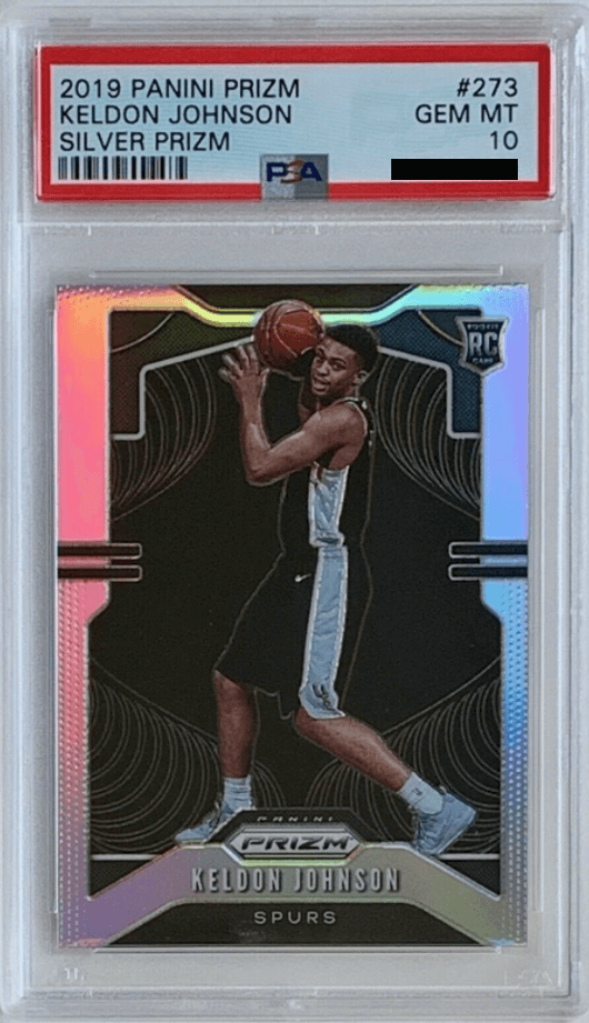 2019 Prizm Keldon Johnson Silver #273 PSA 10