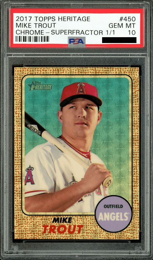 Mike Trout [Chrome Superfractor 1/1]