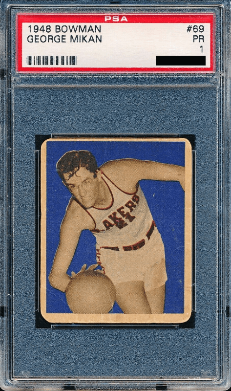 George Mikan - 1948 Bowman - Basketball card
