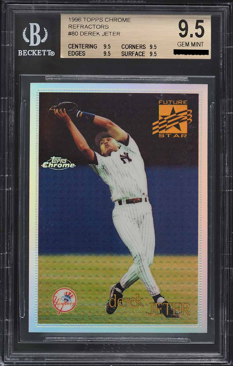 Derek Jeter [Refractor] (1996 Topps Chrome)