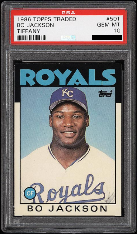 Bo Jackson (1986 Topps Traded Tiffany)
