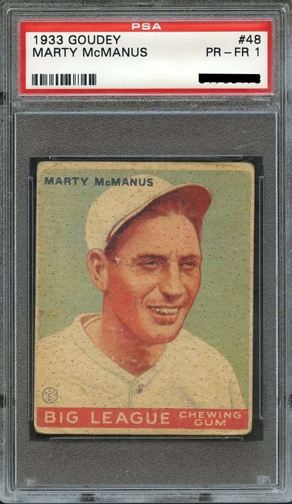 Marty McManus (1933 Goudey)