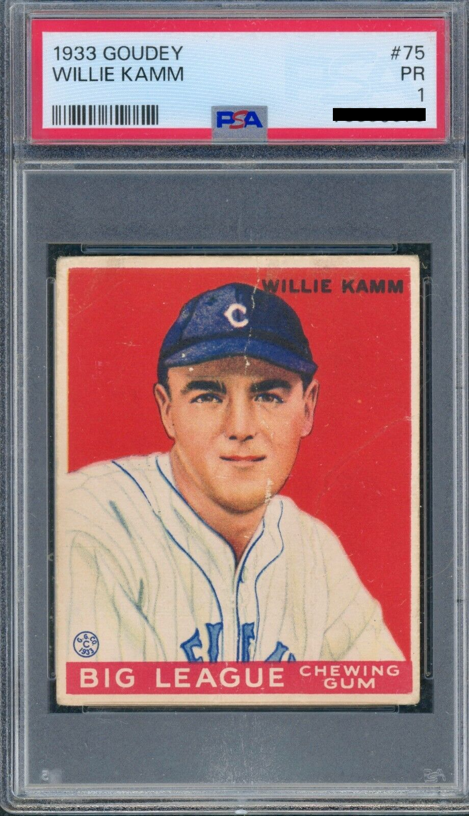 Willie Kamm (1933 Goudey)