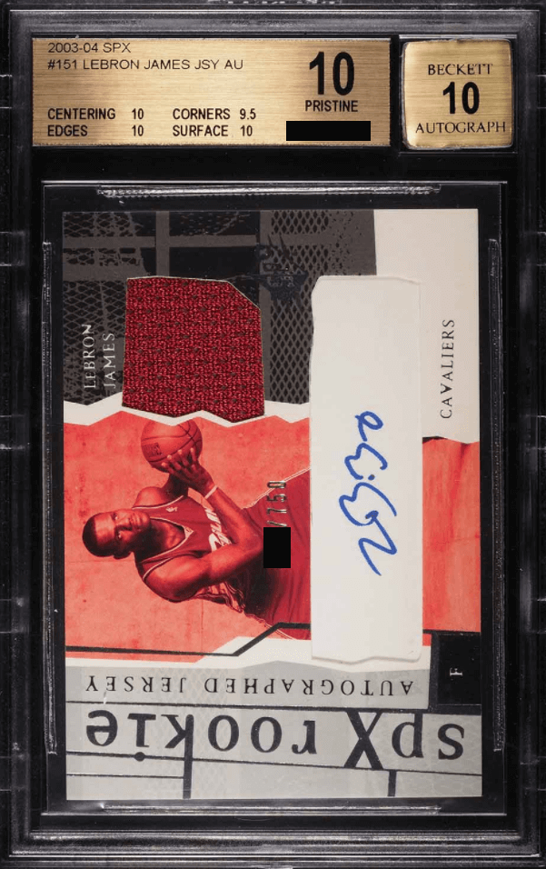 LeBron James [Signed Jersey /750]
