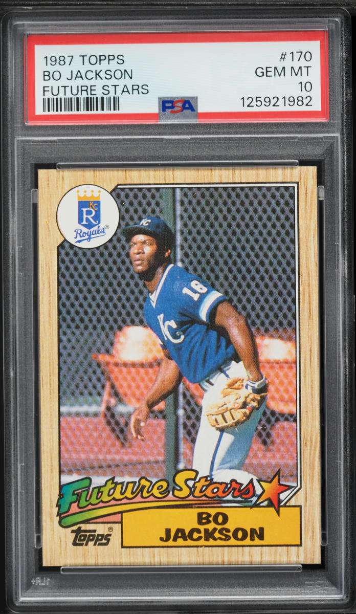 1987 Topps Bo Jackson Future Stars #170 PSA 10