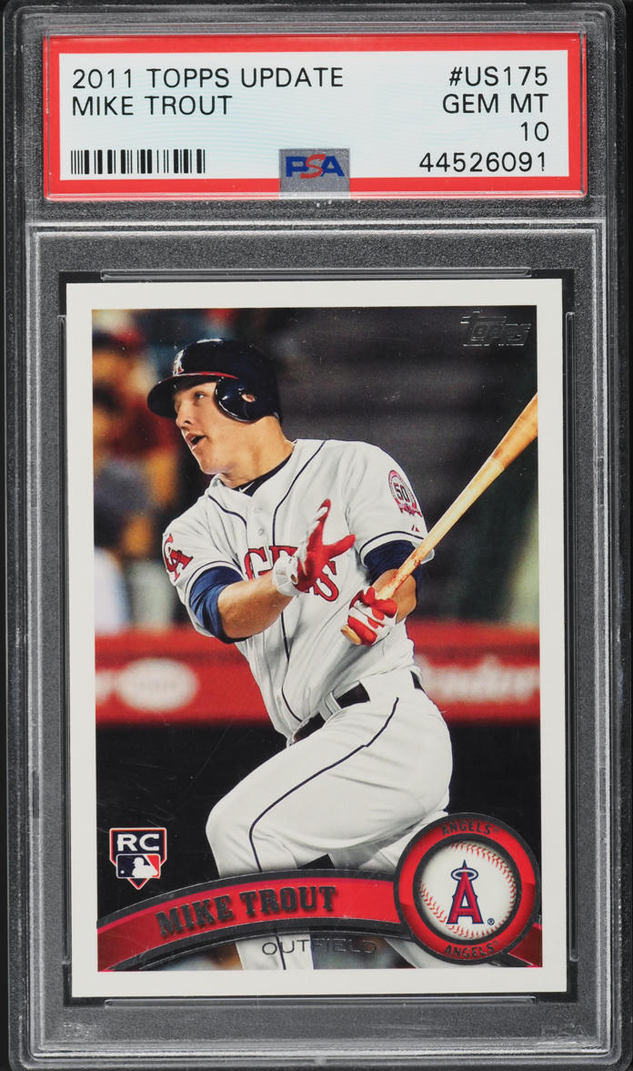 2011 Topps Update Mike Trout Base #US175 PSA 10