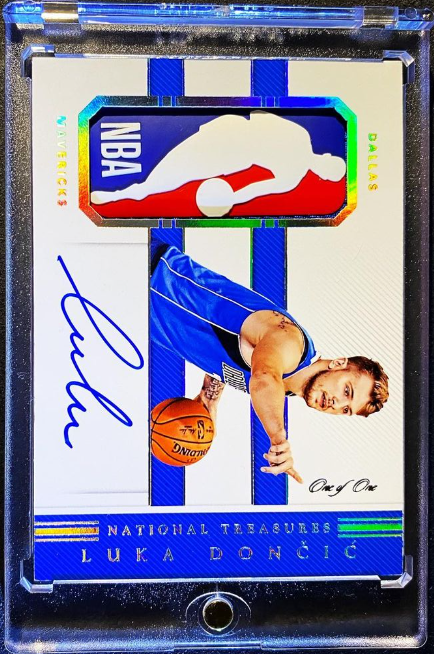 Luka Doncic card visual from Card Ladder