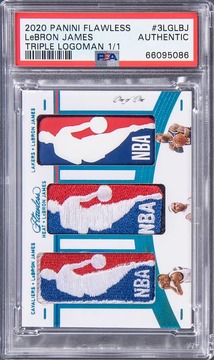 LeBron James card visual from Card Ladder