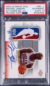 Michael Jordan card visual from Card Ladder