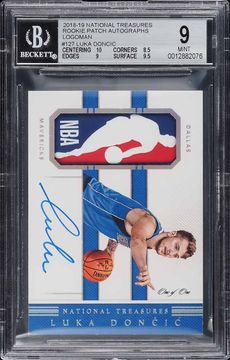 Luka Doncic card visual from Card Ladder