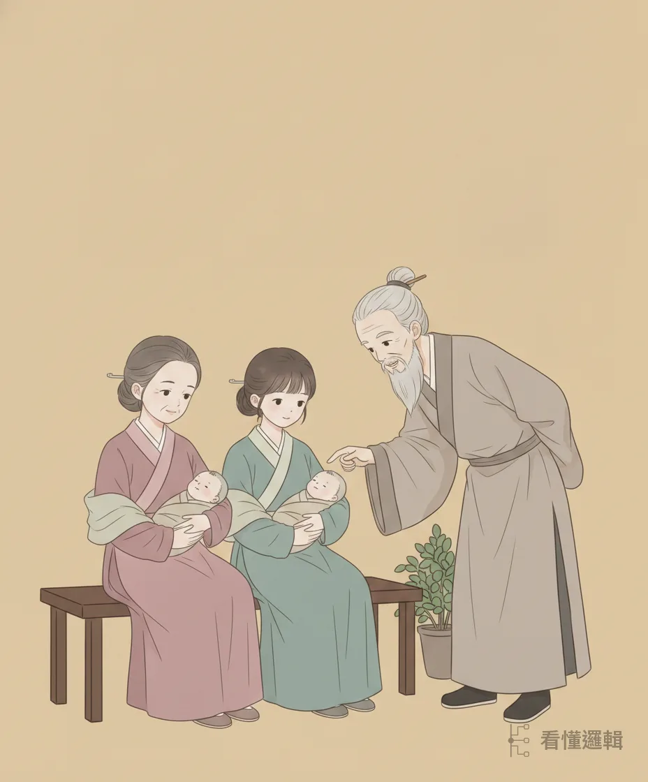 不久，王夫人生下劉文，側室朝雲也生下劉武。年過七旬的劉元普抱著遲來的孩子，笑得合不攏嘴。