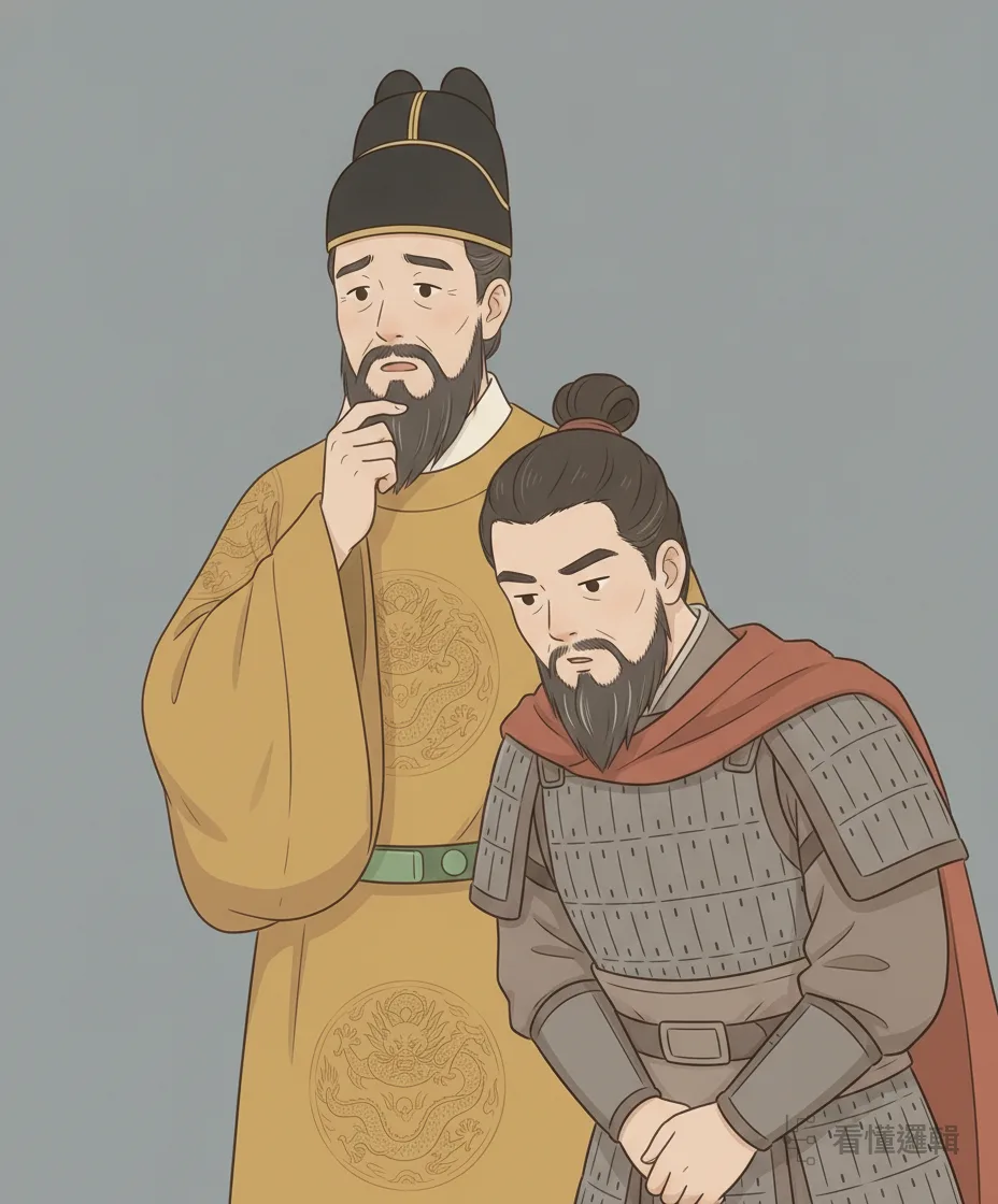 文帝忍不住嘆道：你要是生在先帝打天下的年代，封個萬戶侯不在話下。一句稱讚，也是一聲嘆息——本領配得上更大的舞台，時運卻總差那麼一步。