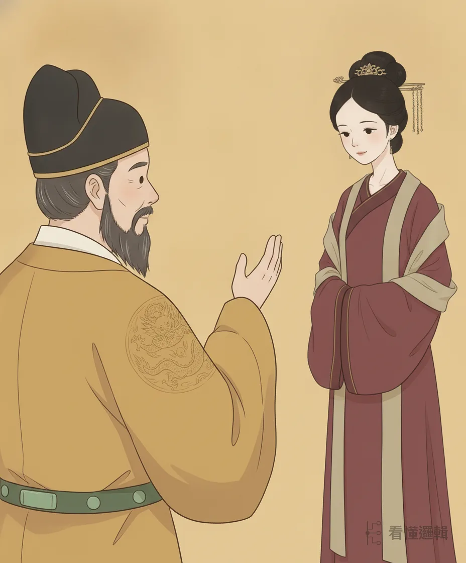 代宗聽完卻淡淡一笑：這話是實情——當年若不是他父親無意於九五，這江山早換了人坐。說著便勸女兒回婆家去。