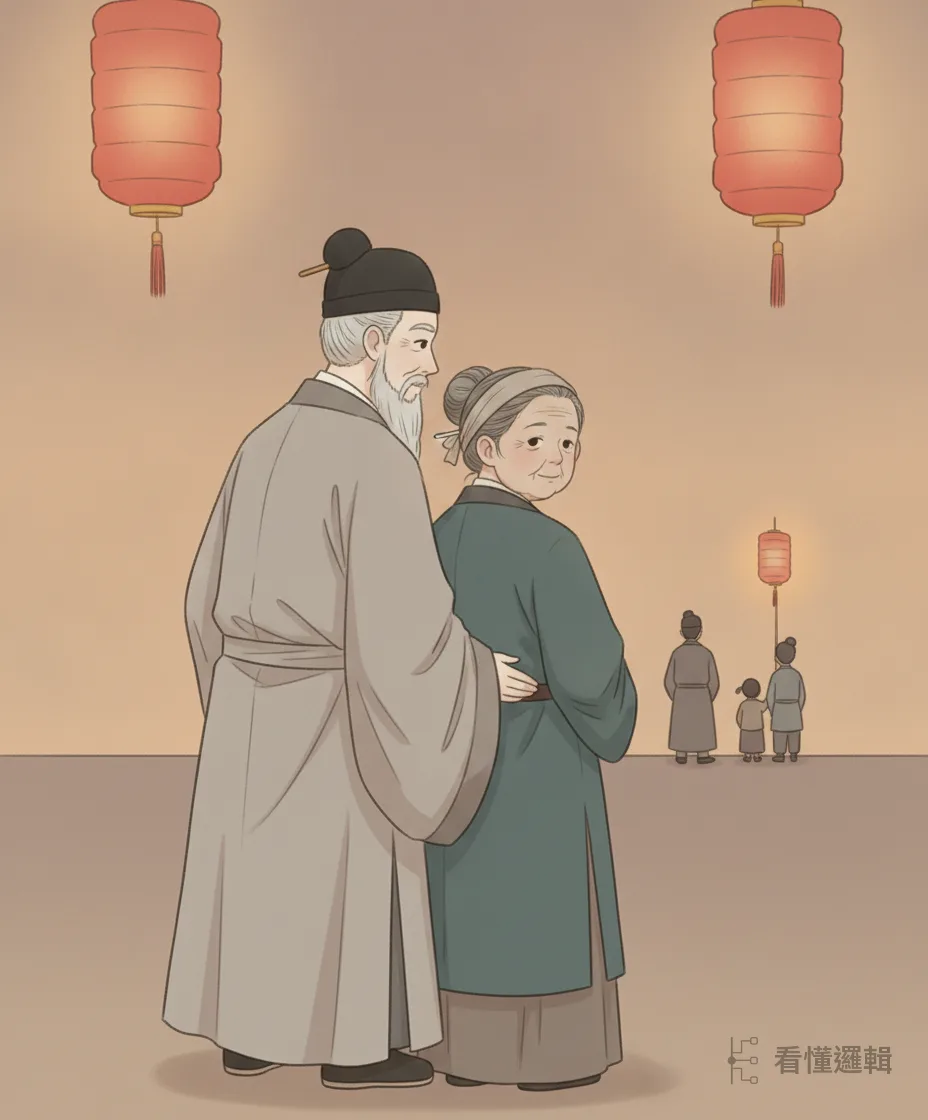 家門的福分，從來不是爭來的，而是讓出來的。退一步、放寬心，夫妻同心、闔家和睦，光輝自然長長久久。