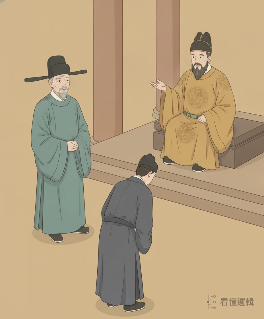 後來朱買臣經中大夫嚴助引薦、面見漢武帝，深得賞識，受命出任會稽太守。當年那擔柴，終於換成了一方印綬。
