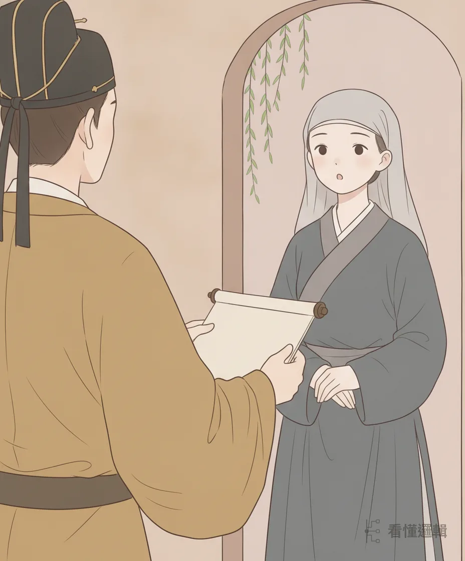 新君即位，召她還俗回宮。柳梢的新芽冒出來了——屬於她的春色，到了。