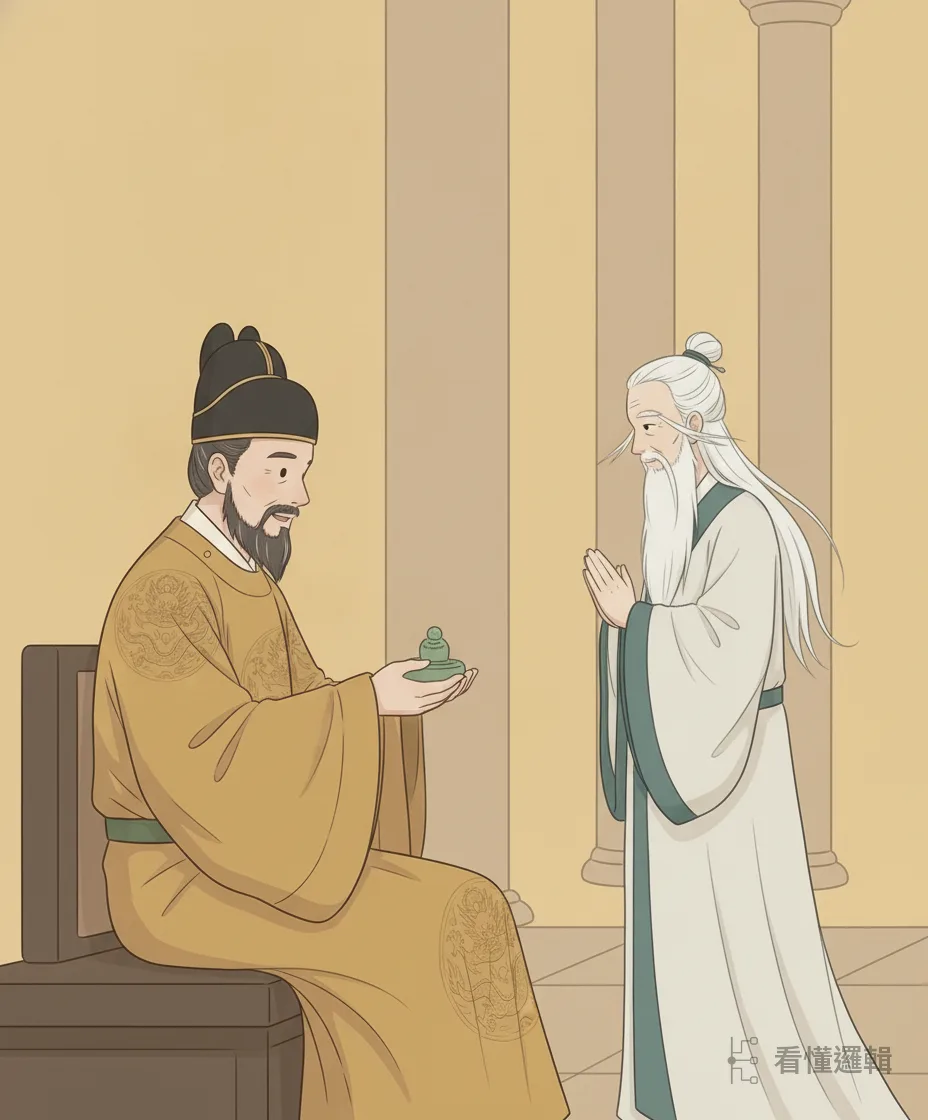 商王幾番請他出任大夫，他總推說身體欠安，不太過問朝政。愈是有份量的人愈懂得收斂鋒芒，不急著出頭。