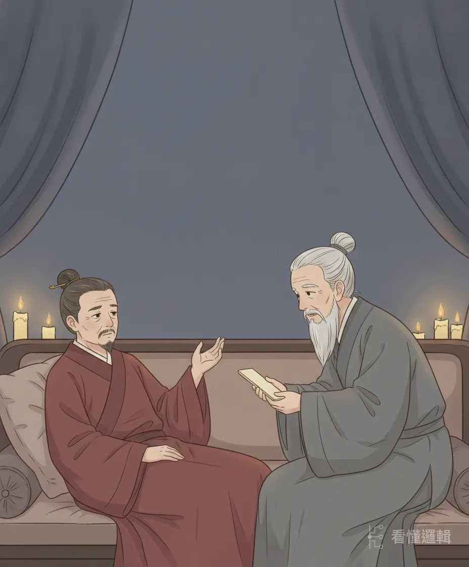 他是仁宗、英宗兩朝的顧命大臣。天子病中託付後事，他一力主持大局，協助朝廷穩妥選立繼承人，避免政局動盪。