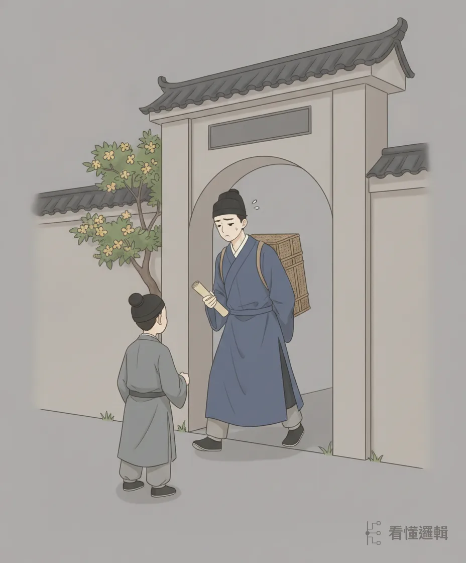 觀主的姪兒潘必正這年科舉落第、無顏回鄉見雙親，便暫住到姑母的道觀。此刻兩個年輕人都在低谷，像還沒下爐的鐵，一時看不出日後的光。