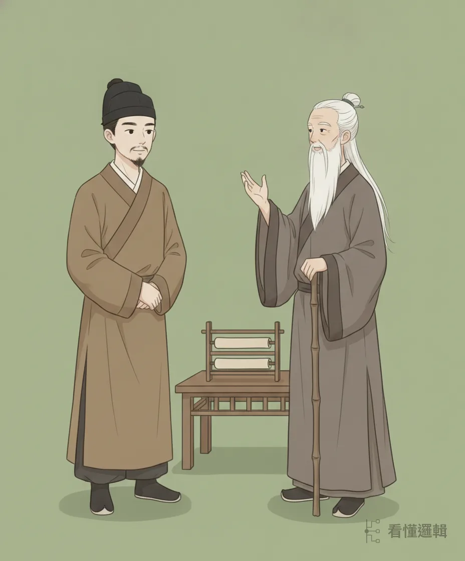 名士司馬徽造訪時也盛讚諸葛亮，說他可比興周的姜子牙、旺漢的張良。外頭傳言雖多，真正值得聽的是這一句薦賢。