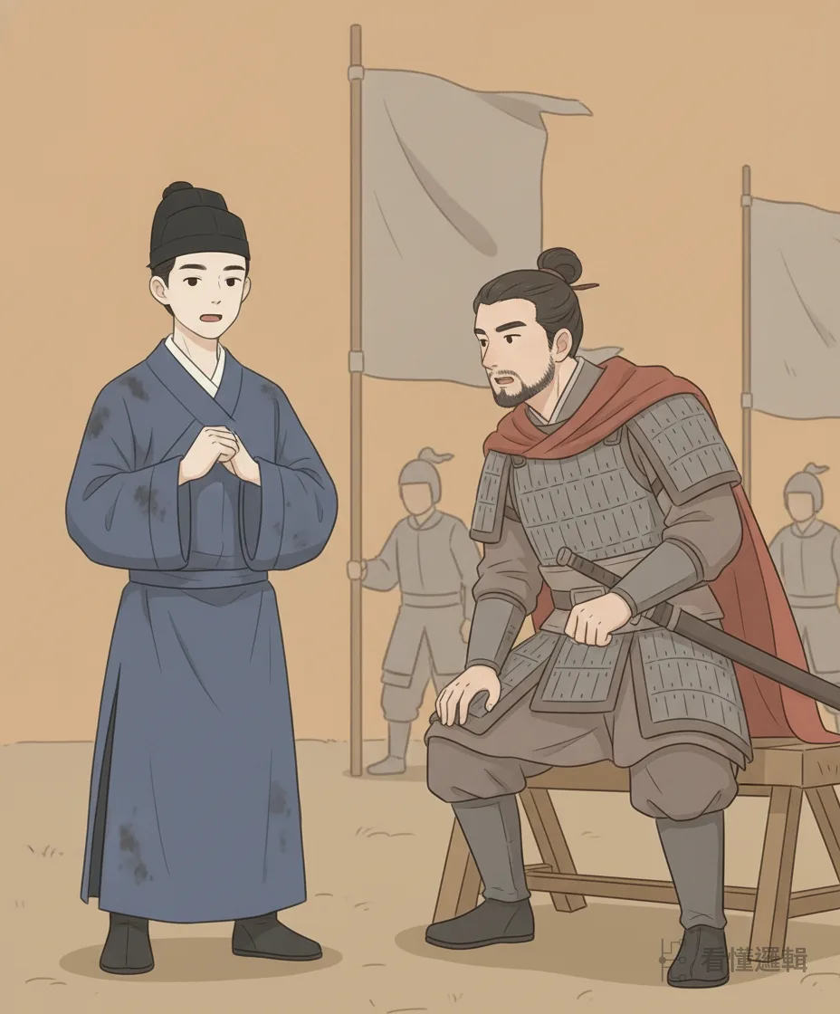 子貢趁夜突圍，趕往楚國求援。楚昭王一聽，立刻派兵前往迎接孔子。