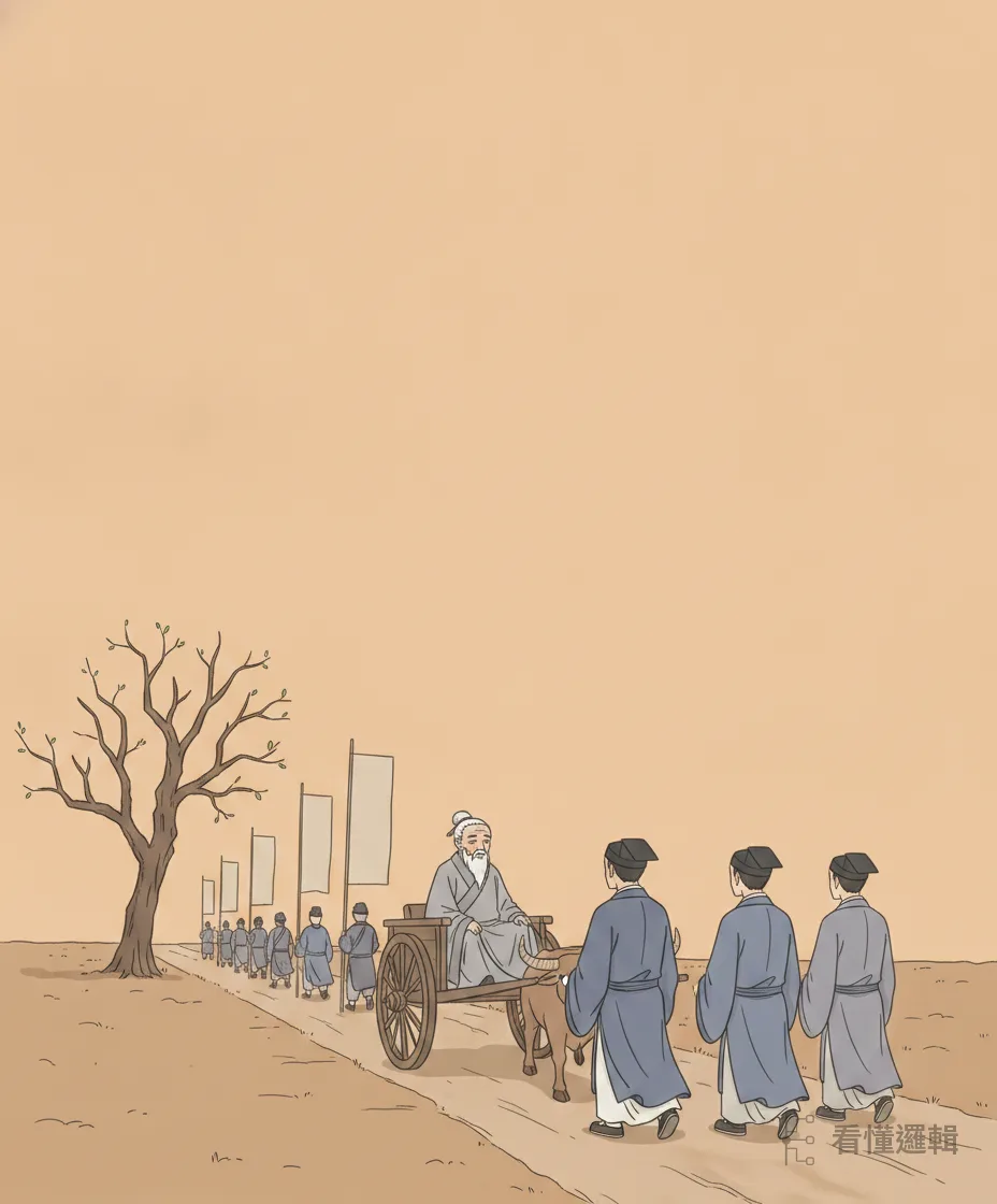 重圍解開，師徒整裝再出發。枯木不是死木——時候還沒到而已；風霜退去，自然重新抽枝發芽，依舊做得成自己的乾坤。