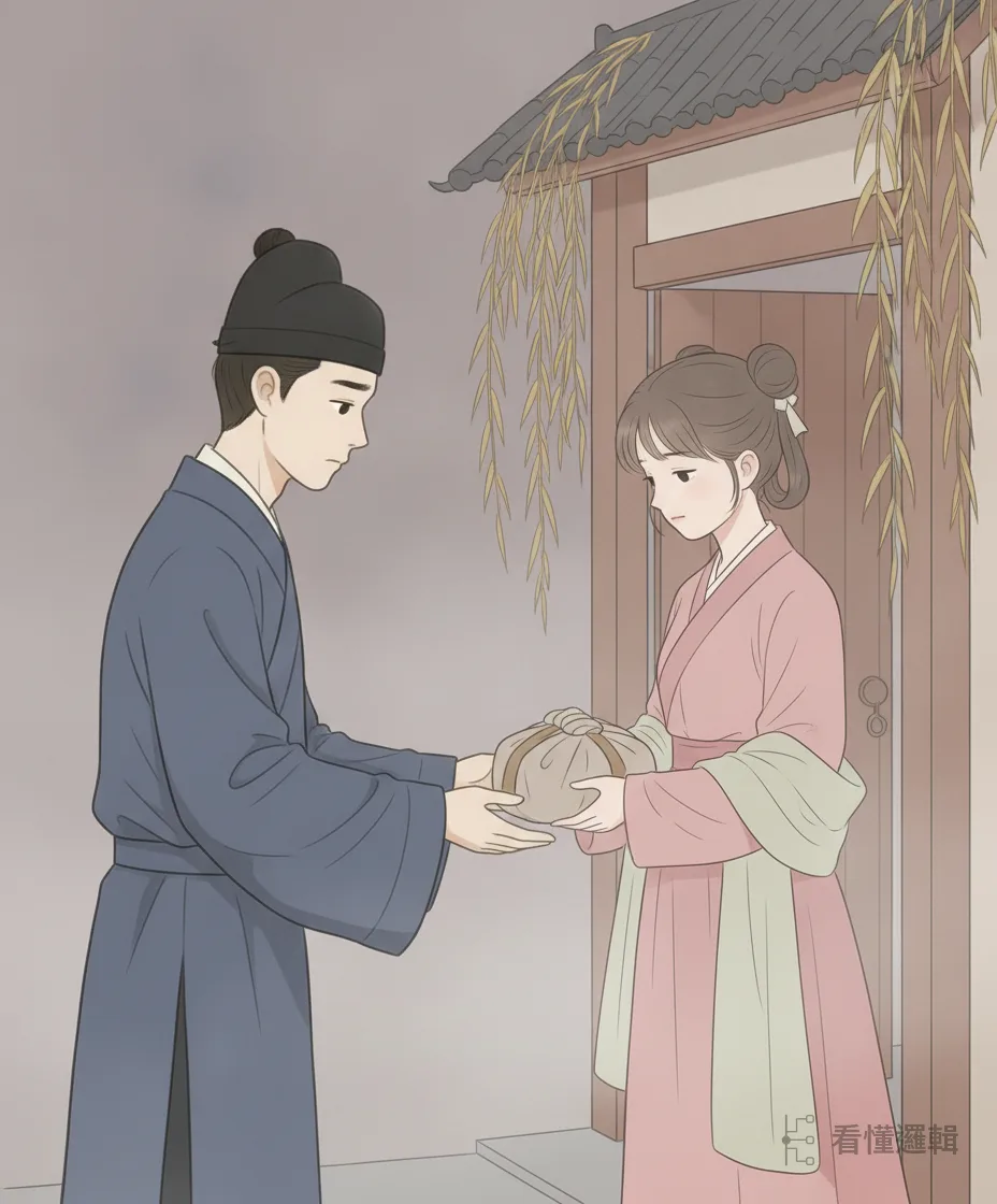 君命難辭。文龍回家辭別新婚的髮妻蕭氏——歸期未定，只能約定彼此珍重。這一別，就是一段看不見盡頭的路。