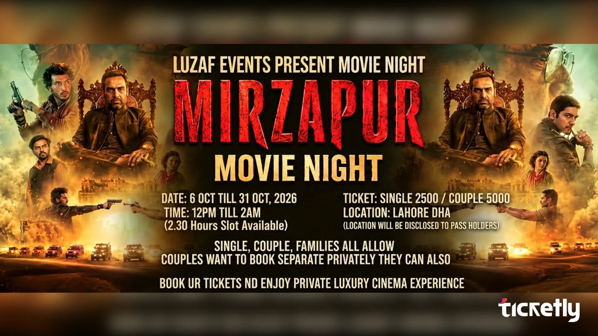 Mirzapur Movie Night event thumbnail