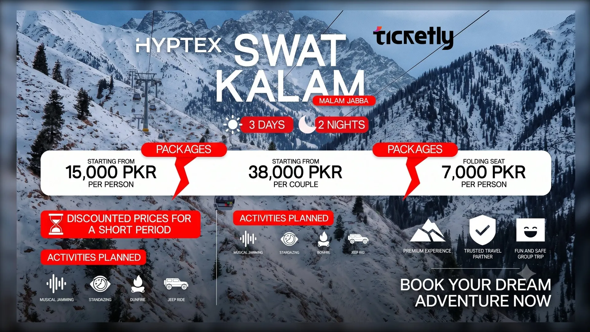 3 Days Trip SWAT KALAM - MALAM JABBA event thumbnail