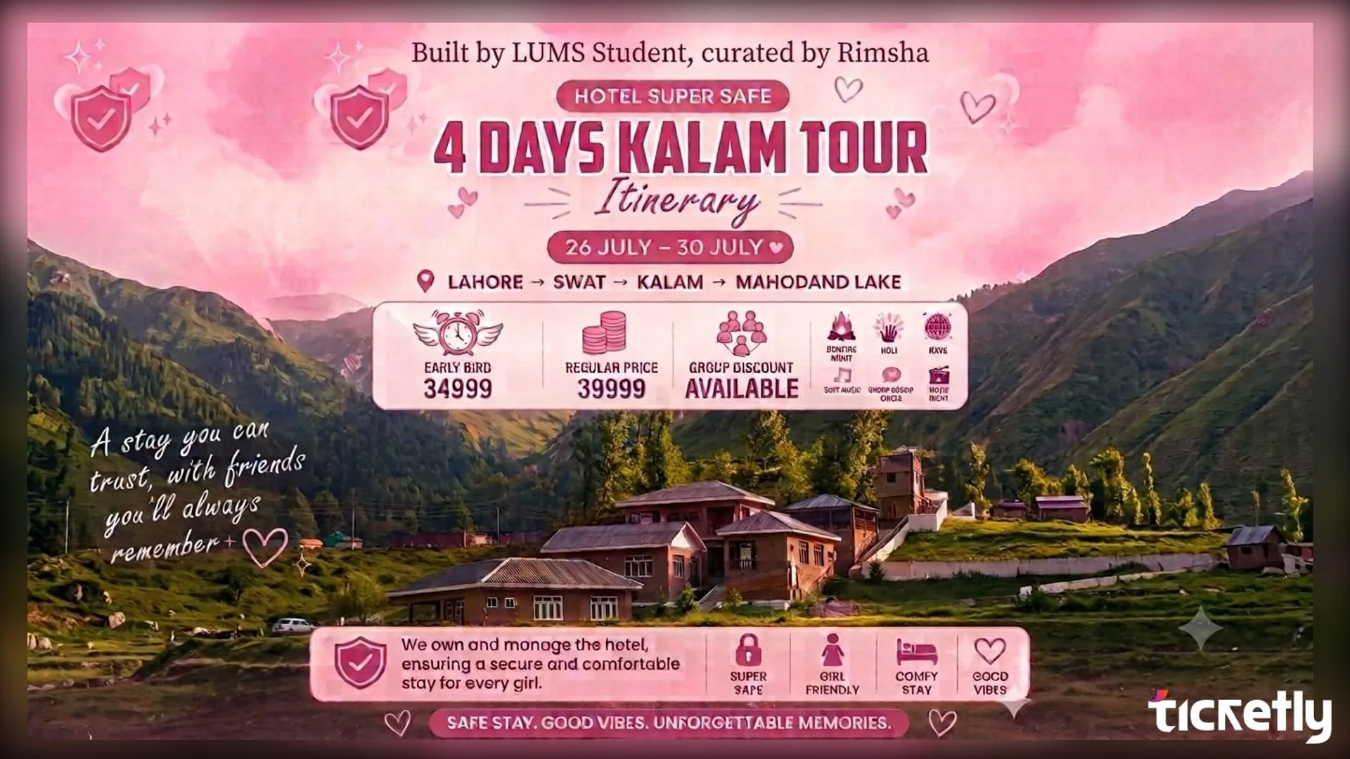 4 Days Tour Swat & Kalam event thumbnail