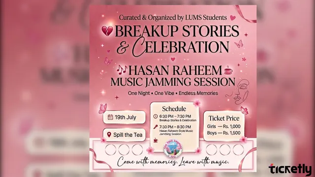 Break Up Stories & Celeberation event thumbnail