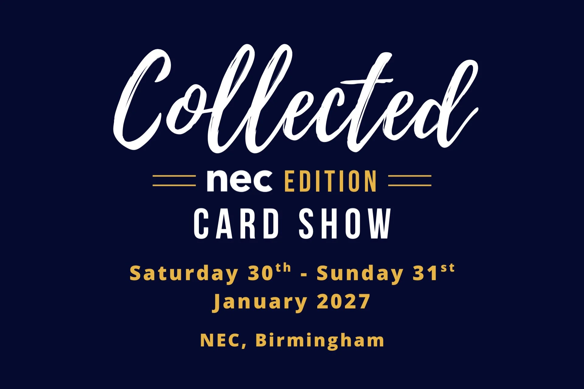 Collected Card Show: NEC Edition