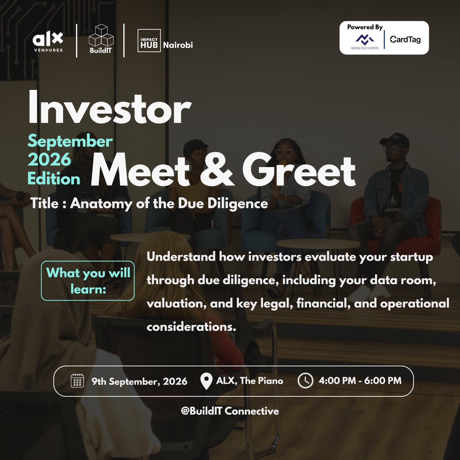 INVESTORS MEET AND GREET - SEPTEMBER EDITION