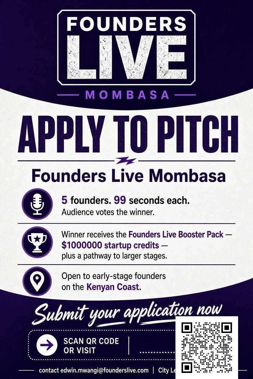 Founderslive Mombasa Pitch