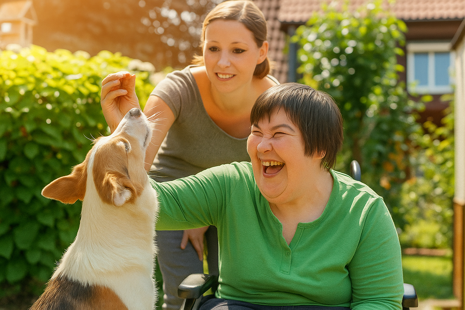 People benefiting from support services
