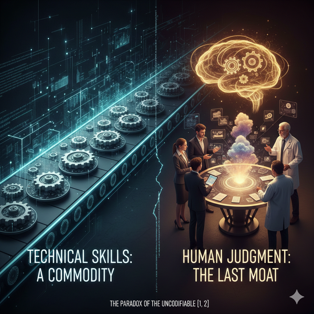 The "Skill Earthquake": Why Human Judgment is the Career Moat