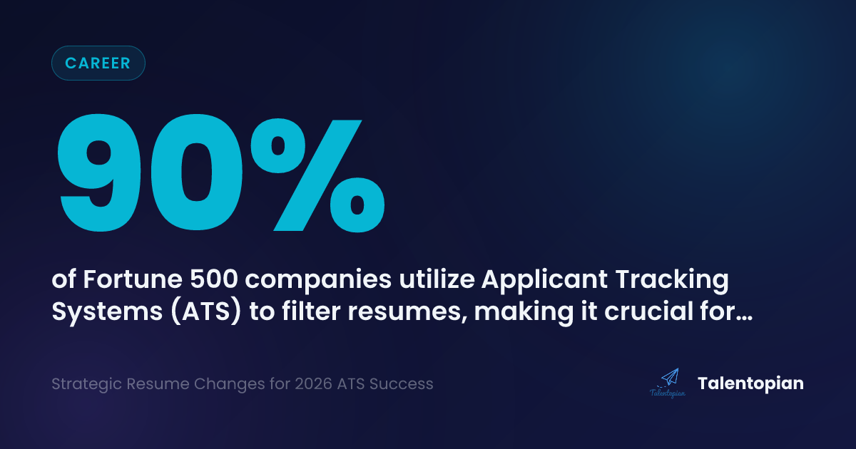 Strategic Resume Changes for 2026 ATS Success