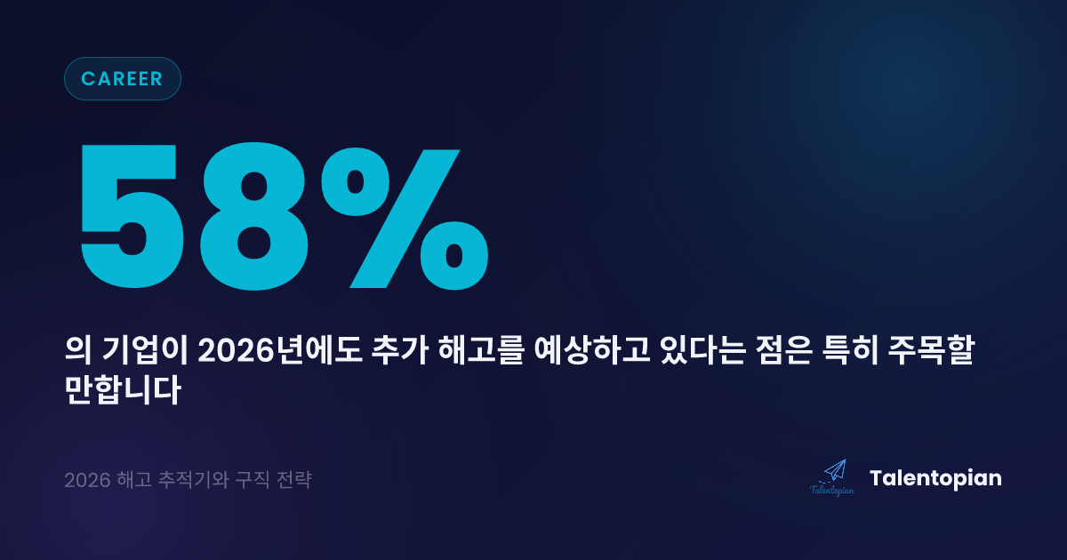 2026 해고 추적기와 구직 전략