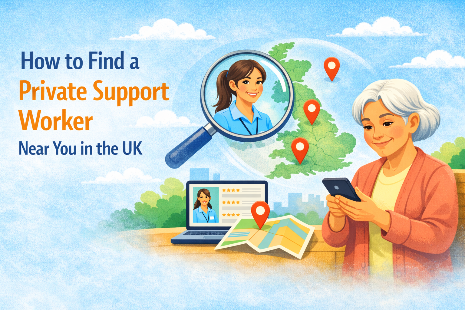 How to Find a Private Support Worker Near You in the UK