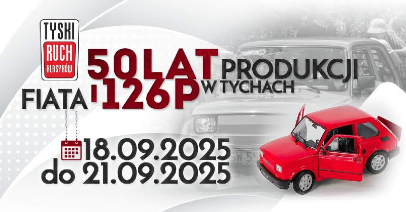 50. Urodziny Fiata 126p w Tychach