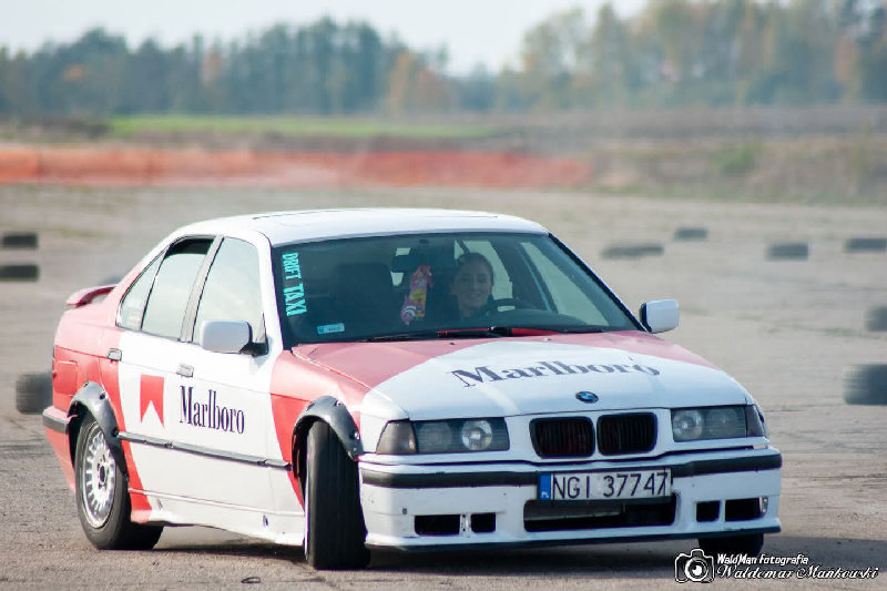 Trening driftu - Lotnisko Orneta