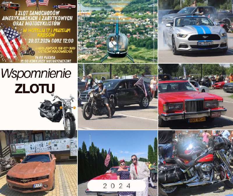 III Zlot Samochodów Amerykańskich i zabytkowych oraz motocykli