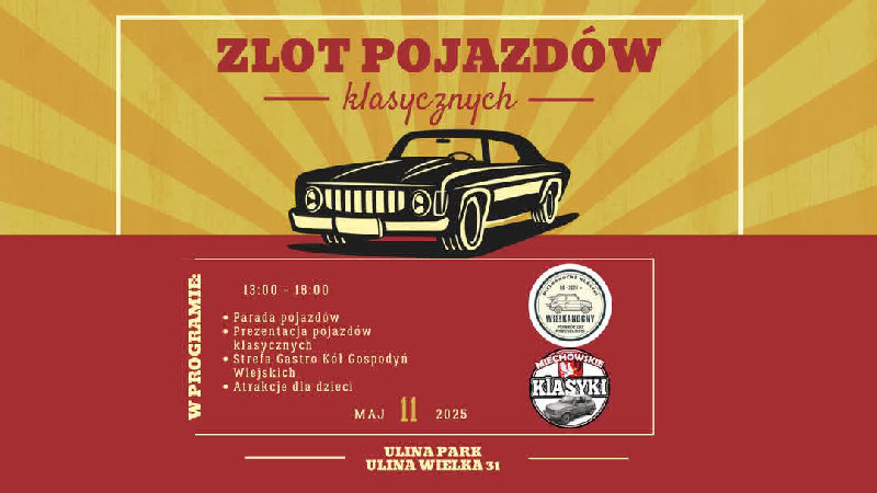 Zlot Pojazdów klasycznych Ulina Park