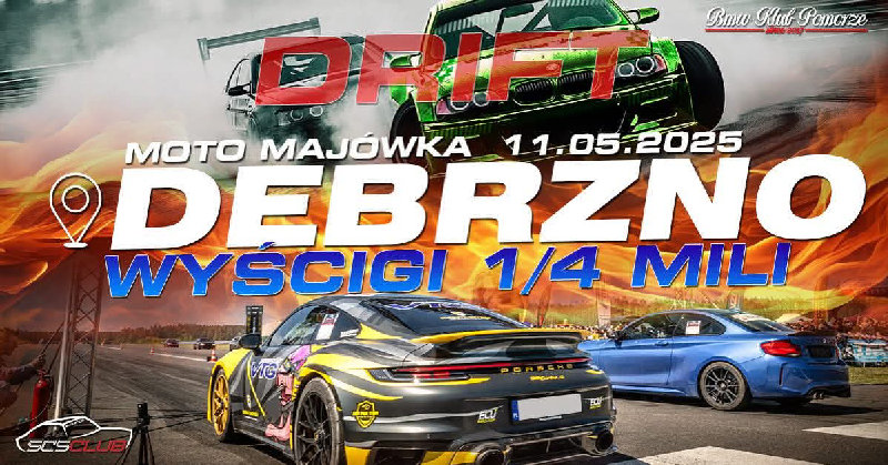 Wyścigi 1/4 mili - Motomajówka w Debrznie