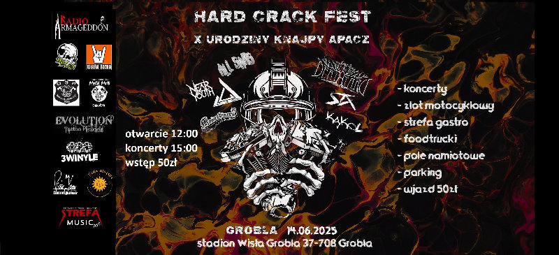 Hard Crack Fest 10 urodziny knajpy Apacz